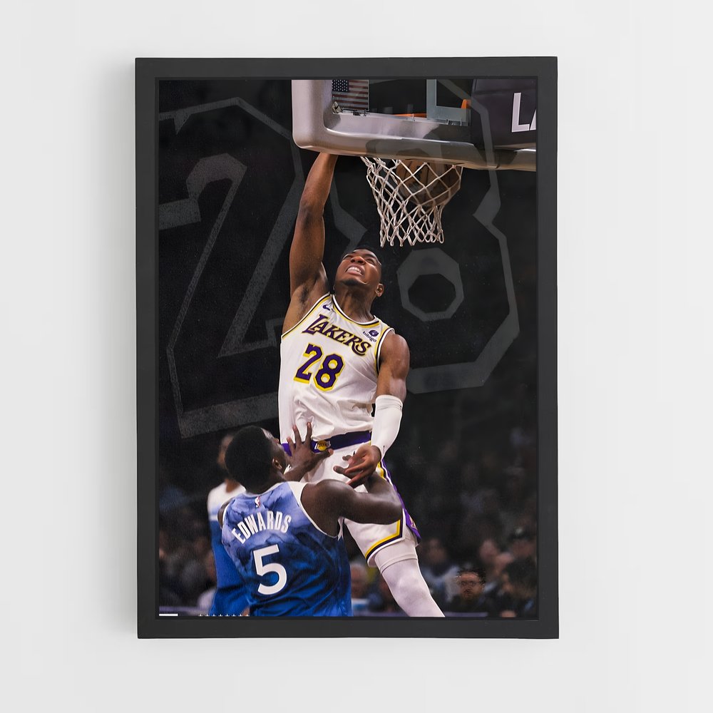 Poster Dunk de Rui – affiche Basketball (vue 2)